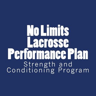 Couverture_No Limits Lacrosse Performance Plan