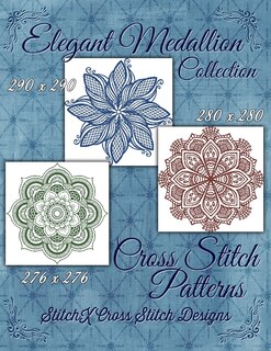 Couverture_Elegant Medallion Collection - Cross Stitch Patterns
