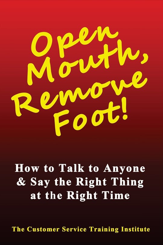 Front cover_Open Mouth, Remove Foot