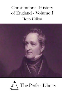 Front cover_Constitutional History of England - Volume I