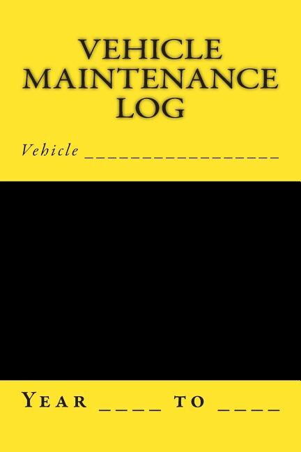 Front cover_Vehicle Maintenance Log