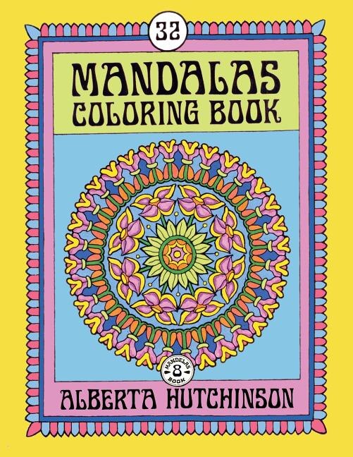Front cover_Mandalas Coloring Book No. 8
