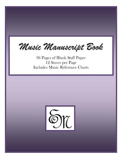 Front cover_Music Manuscript Book (Purple)