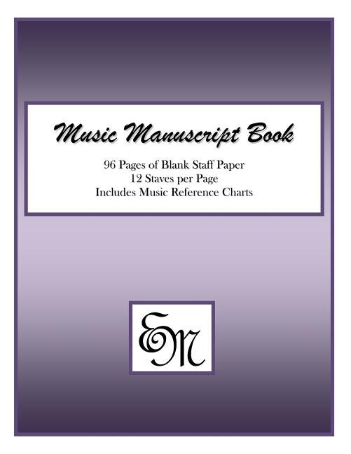 Front cover_Music Manuscript Book (Purple)
