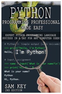 Front cover_Python Programming Professional Made Easy