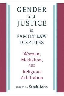 Couverture_Gender and Justice in Family Law Disputes