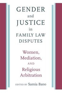 Couverture_Gender and Justice in Family Law Disputes