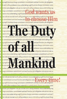 Front cover_The Duty Of All Mankind