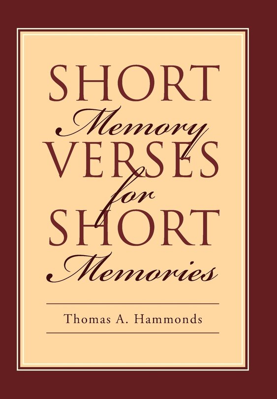 Front cover_Short Memory Verses for Short Memories