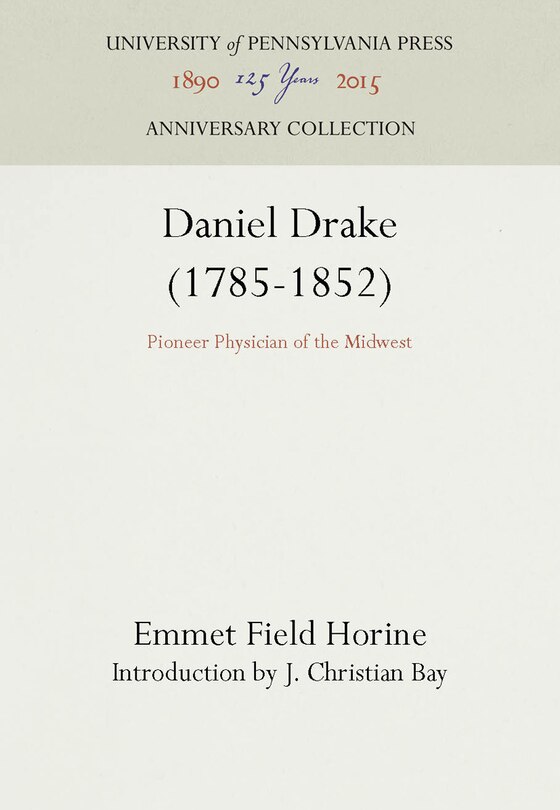 Front cover_Daniel Drake (1785-1852)