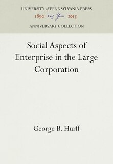 Couverture_Social Aspects of Enterprise in the Large Corporation