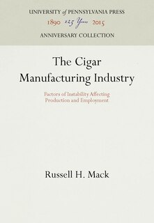 Front cover_The Cigar Manufacturing Industry