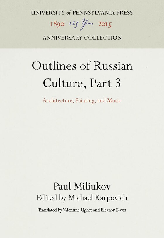 Couverture_Outlines of Russian Culture, Part 3
