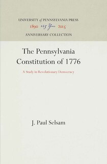 Front cover_The Pennsylvania Constitution of 1776