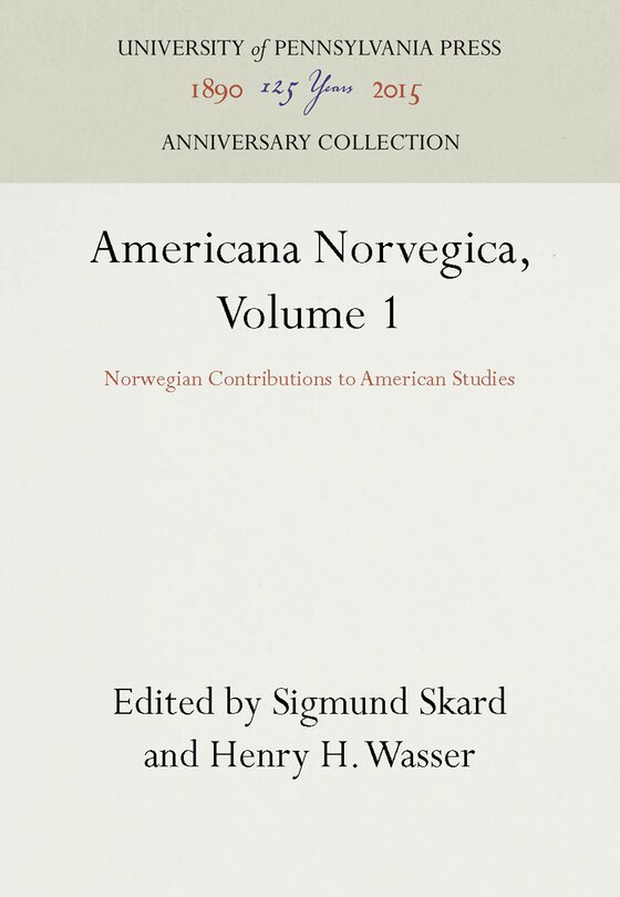 Couverture_Americana Norvegica, Volume 1