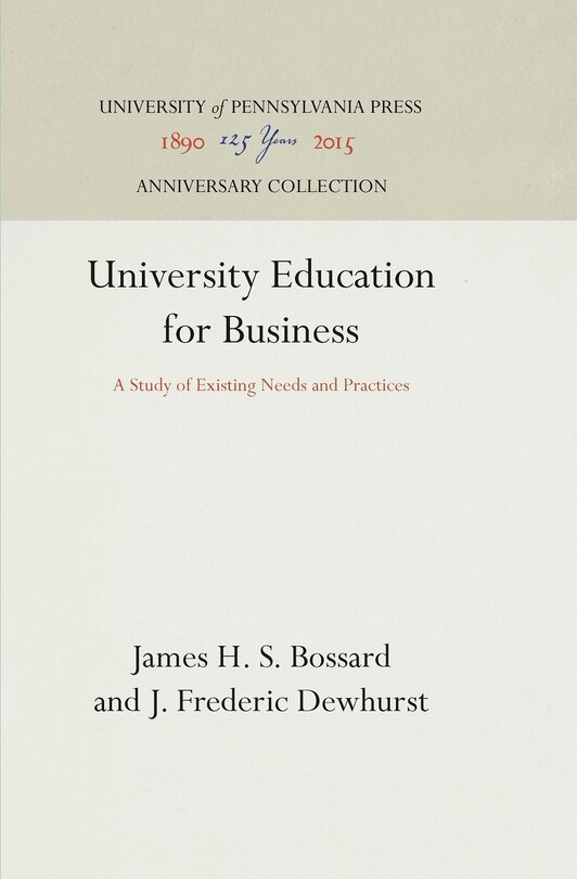 Couverture_University Education for Business