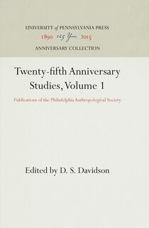 Front cover_Twenty-fifth Anniversary Studies, Volume 1