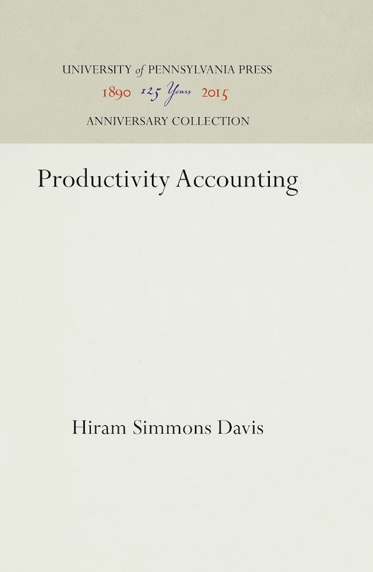 Front cover_Productivity Accounting