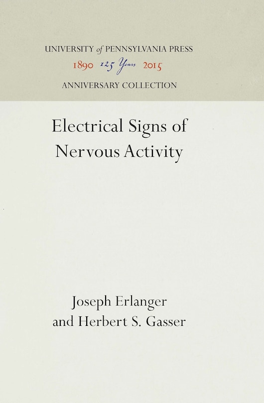 Couverture_Electrical Signs of Nervous Activity