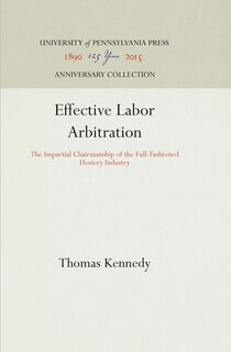 Couverture_Effective Labor Arbitration