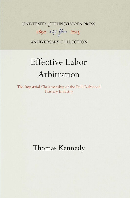 Couverture_Effective Labor Arbitration