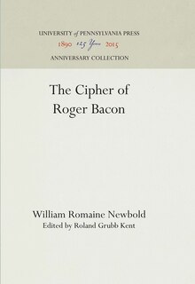 Couverture_The Cipher of Roger Bacon