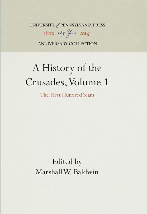 Front cover_A History of the Crusades, Volume 1