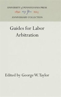 Front cover_Guides for Labor Arbitration