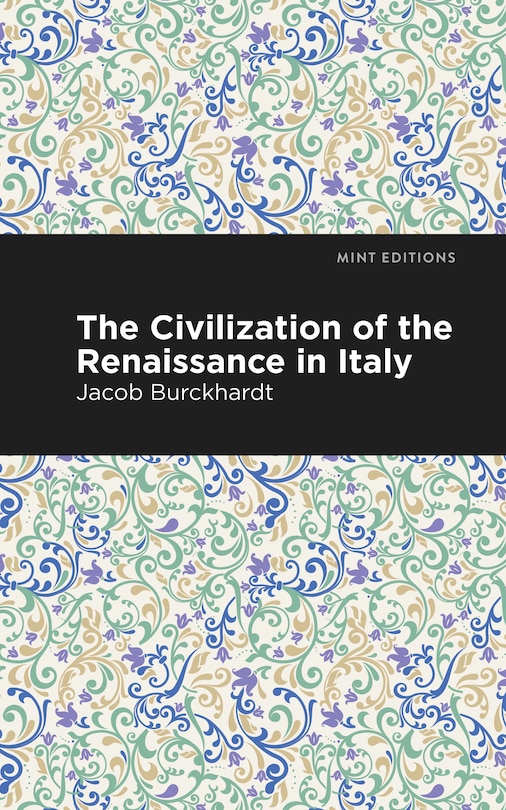 Front cover_The Civilization of the Renaissance in Italy