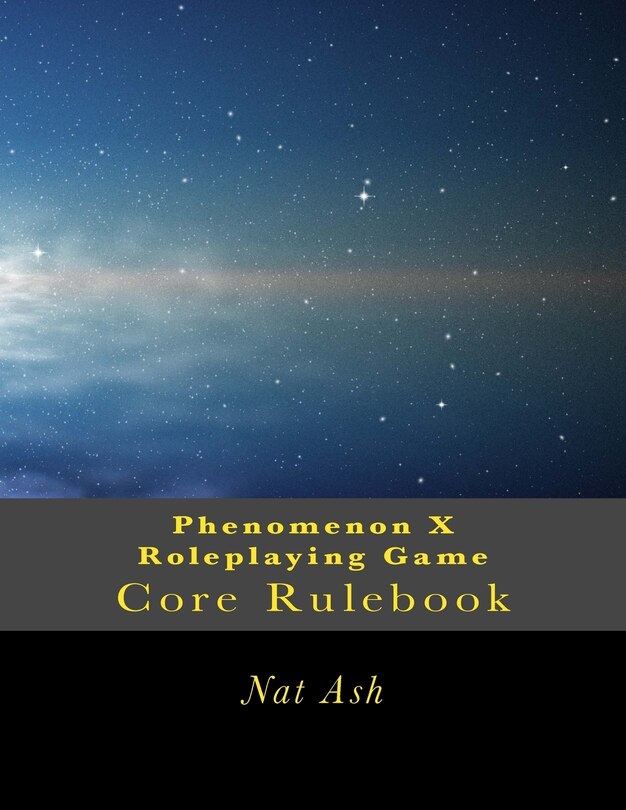 Couverture_Phenomenon X Roleplaying Game