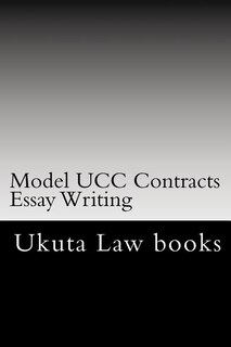 Front cover_Model UCC Contracts Essay Writing