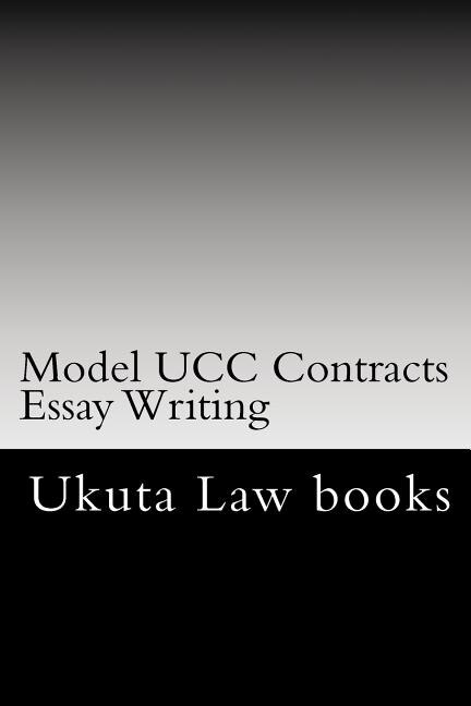 Front cover_Model UCC Contracts Essay Writing