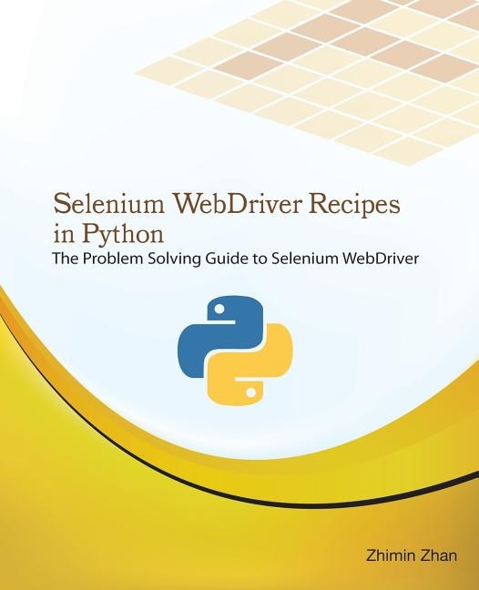 Front cover_Selenium Webdriver Recipes in Python