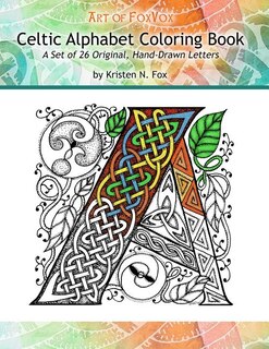Front cover_Celtic Alphabet Coloring Book