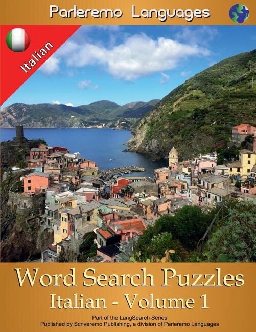 Couverture_Parleremo Languages Word Search Puzzles Italian - Volume 1
