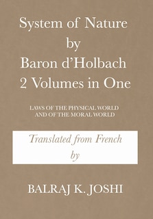 Couverture_System of Nature by Baron d'Holbach 2 Volumes in One