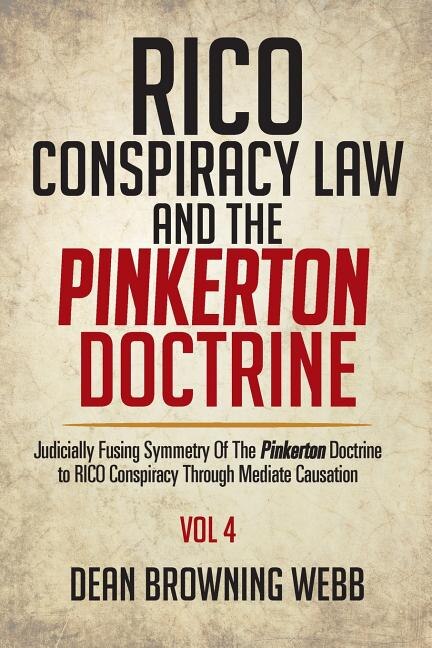 Couverture_RICO Conspiracy Law and the Pinkerton Doctrine