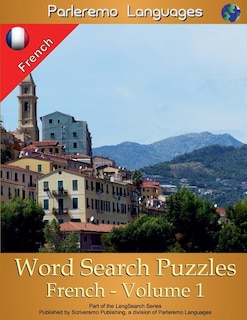 Front cover_Parleremo Languages Word Search Puzzles French - Volume 1