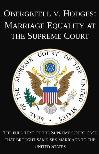 Front cover_Obergefell v. Hodges