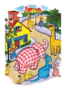 Front cover_Happy Animals Village - Encouragement Greeting Card