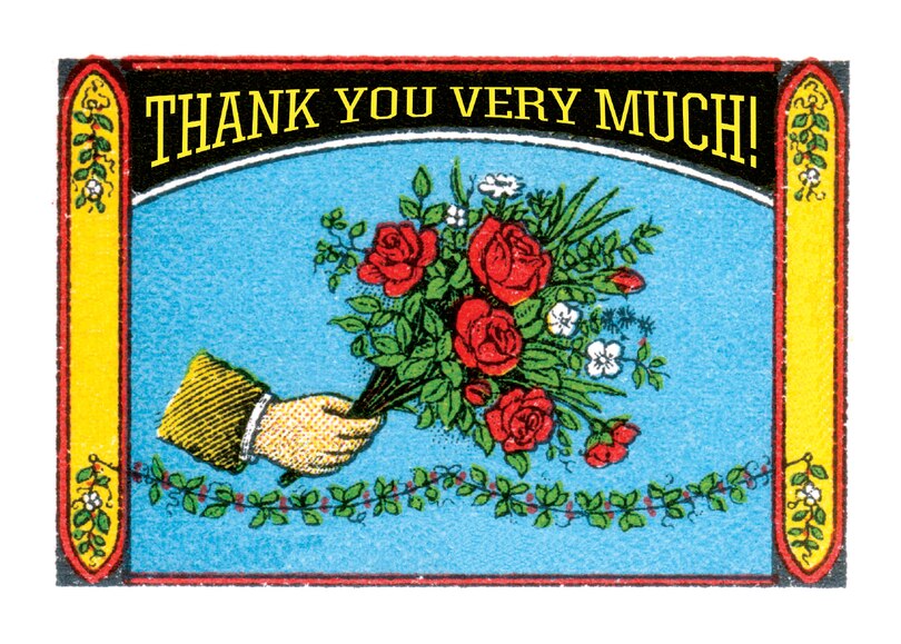 Couverture_The Bouquet - Thank You Greeting Card