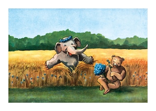 Couverture_Bear and Elephant Friends - Friendship Greeting Card