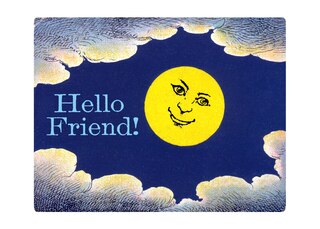 Front cover_Smiling Moon - Friendship Greeting Card