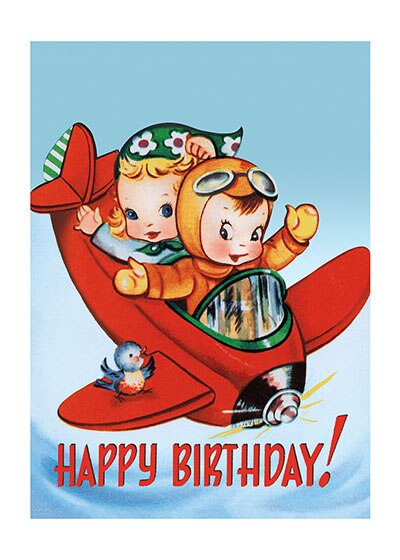 Front cover_The Littlest Pilots - Birthday Greeting Card