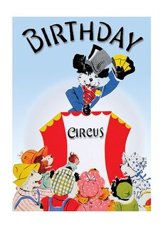 Front cover_Dog Circus - Birthday Greeting Card
