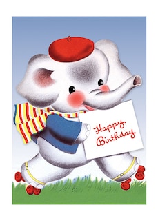 Couverture_Roller Skating Elephant - Birthday Greeting Card