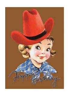 Couverture_Happy Birthday Cowgirl - Birthday Greeting Card