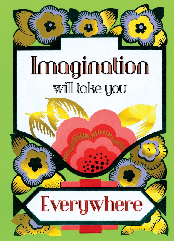 Couverture_Imagination will Take You Everywhere . 6 cards, individually bagged with envelopes, plus header.