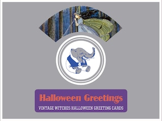 Front cover_Halloween Greetings - Vintage Witches Halloween Greeting Cards.