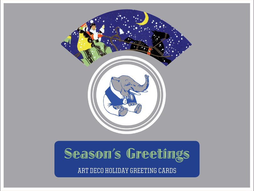 Couverture_Season's Greetings - Art Deco Christmas Greeting Cards.